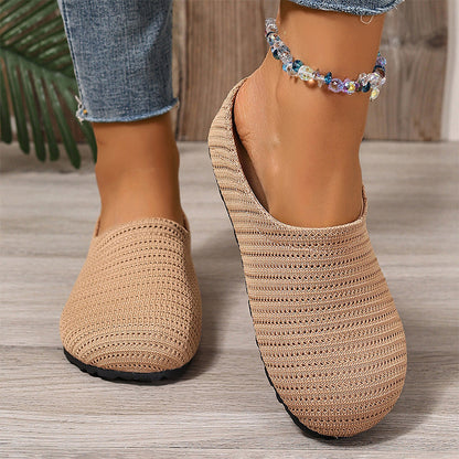 👡 2026 New Arrivals 50% OFF! 💐Women's Breathable Knit Slip-On Mules – Lightweight & cushioned – Easy on/off, perfect for casual days or quick errands – airy and comfy 🌸