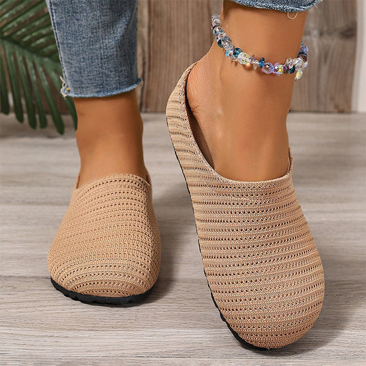 👡 2026 New Arrivals 50% OFF! 💐Women's Breathable Knit Slip-On Mules – Lightweight & cushioned – Easy on/off, perfect for casual days or quick errands – airy and comfy 🌸