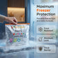 🏆 Last Day Special Price £8.99 ! 🔥Buy more save more🎁Reusable Aluminum Foil Sealable Storage Bags (10-Pieces)