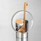🏆 Last Day Special Price £9.77 ! 🔥Buy more save more🍳Multi‑Functional Kitchen Utensil Holder, Stainless Steel Organizer, for Spoons, Pot Lids & Cooking Gadgets, Countertop Kitchen Storage