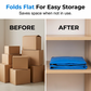 📦Last Day Special Price:£8.99!!!🧳Collapsible Storage and Moving Bag – Heavy-duty handles & zippered closure – Folds flat, perfect for moving, travel or closet organization – reusable & easy to clean 🏠