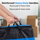 📦Last Day Special Price:£8.99!!!🧳Collapsible Storage and Moving Bag – Heavy-duty handles & zippered closure – Folds flat, perfect for moving, travel or closet organization – reusable & easy to clean 🏠