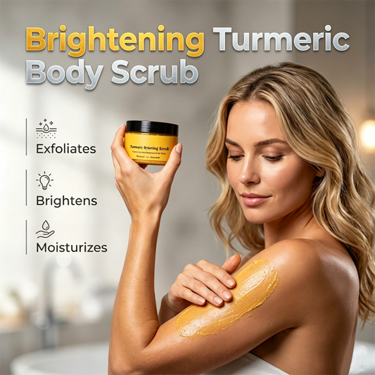 🏆 Last Day Special Price £8.99 ! 🔥BUY 2 GET 1 FREE🔥Turmeric Exfoliating Body Scrub