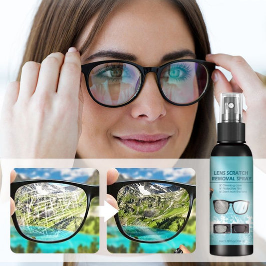 👓50% OFF NOW ! ✨Lens Scratch Repair Spray – Effortlessly buff out fine scratches, restore lens clarity, suitable for glasses, camera lenses & car lights, easy DIY operation🔍