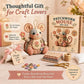 🏆 Last Day Special Price £9.99 ! 🔥Buy more save more🎁Handcrafted Vintage Mouse Plush Sewing Kit