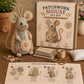 🏆 Last Day Special Price £9.99 ! 🔥Buy more save more🎁Handcrafted Vintage Mouse Plush Sewing Kit