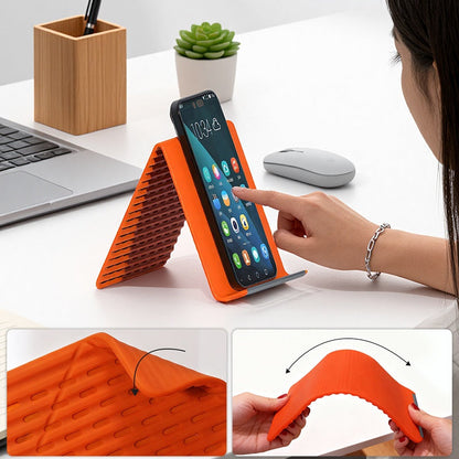 🏆 Last Day Special Price £9.78 ! 📱 Flexible Silicone Phone Holder - Adjustable Hands-Free Phone Stand✨