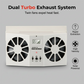 🚗 LIMITED-TIME 50% OFF! ❄️ Solar Powered Car Exhaust Fan– Dual Turbo Ventilation & Temperature Display☀️
