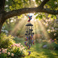 🎵 LIMITED-TIME 50% OFF! 💐 Vintage Metal Wind Chimes | Elegant Black Aluminium Garden Decor with Bird & Butterfly Accents for Patio & Porch🔔