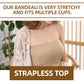 🏆 Last Day Special Price £9.99 ! 💐Supportive Bandeau Bra – Wire-free solid support, seamless strapless design, soft stretch fabric, anti-slip silicone band, comfy for daily wear & summer outfits✨