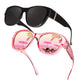 🏆 Last Day Special Price £9.77 ! 🔥Buy more save more🎁Women's Large Frame Fit-Over Sunglasses