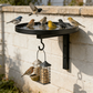 🐦 Last Day Special Price £9.99 ! 🏡Wall-Mounted Metal Bird Bath – Antique Bronze Finish 🛁