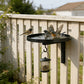 🐦 Last Day Special Price £9.99 ! 🏡Wall-Mounted Metal Bird Bath – Antique Bronze Finish 🛁