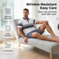 👕 LIMITED-TIME 50% OFF! 💝 Men's Two-Piece Shirt and Shorts Set – Digital Print, Athletic Fit, Wrinkle Resistant ✨