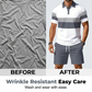 👕 LIMITED-TIME 50% OFF! 💝 Men's Two-Piece Shirt and Shorts Set – Digital Print, Athletic Fit, Wrinkle Resistant ✨