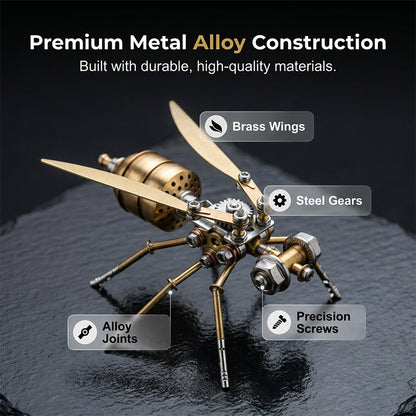 ⚙️ LIMITED-TIME 50% OFF! 🐝3D Metal Bee Puzzle Assembly Model Kit – Premium metal alloy, intricate gears & mechanical details. 🔧✨