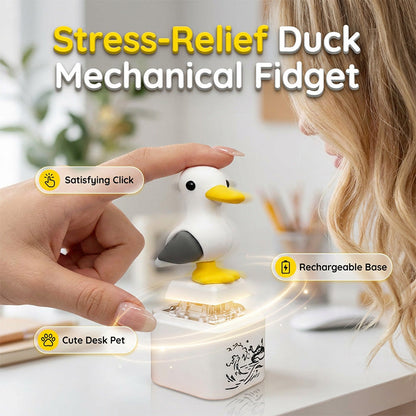 🏆 Last Day Special Price £7.99 ! 🔥Buy 2 Get 1 Free🦆 Interactive Sound Duck Keychain