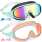 🏆 Last Day Special Price £10.99 !  🔥Anti-Fog Kids Swimming Goggles with Earplugs & Nose Clip
