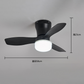 💡 50% OFF NOW ! 🌀 Remote-Controlled LED Ceiling Fan Light All-in-one fan & lighting combo✨