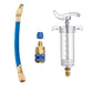 🔧 LIMITED-TIME 50% OFF! 💥Precision AC Oil Dye Injector – Brass Construction, High Pressure Hose, Clear Barrel