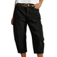 👖 50% OFF NOW! 🌿 Women's Relaxed Casual Cargo Capris – Spacious Utility Pockets, Breathable Fabric & Relaxed Fit✨