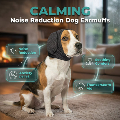🐾 Last Day Special Price £9.99! 🎧Pet Noise-Cancelling Earmuffs – gentle, swaddling compression soothes anxiety caused by thunder and fireworks🐶