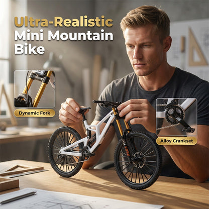 🏆 LIMITED-TIME 50% OFF! 🚲Mini Alloy Mountain Bike Model Toy