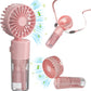 🏆 Last Day Special Price £9.99 ! ❄️Buy more save more🎁Portable Handheld Misting Fan
