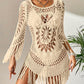 👗 50% OFF LIMITED TIME ! ✨ Bohemian Crochet Beach Cover-Up with Tassels – Exquisite Hollow Crochet, Flowy Silhouette & Playful Fringe Tassels 🌊