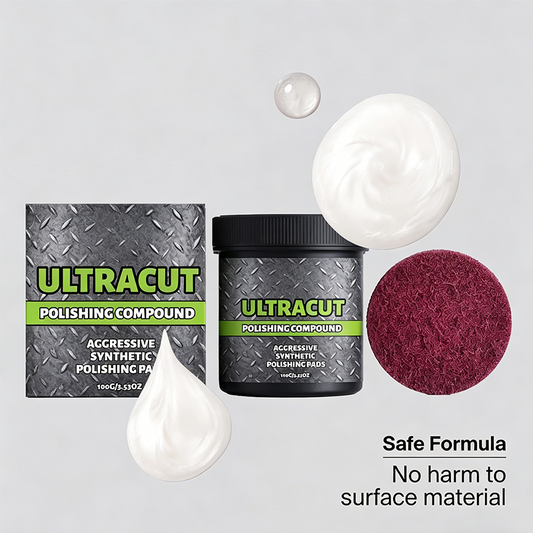 🏆 Last Day Special Price £9.77 ! 🔥Buy 2 Get 1 Free🎁All-in-One Surface Restoration Polish with Pad