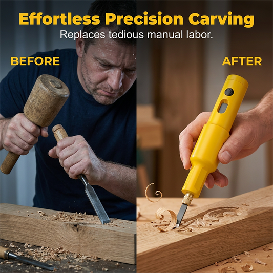 🔧 All-in-One Electric Carving Tool Set 50% OFF! ✨ Precise, powerful, versatile – perfect for wood, linoleum & DIY projects. 🔥🎨