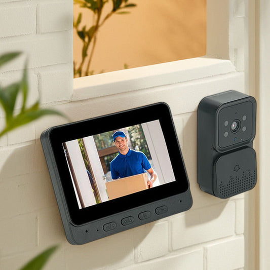 📹🔔 Wireless Video Doorbell with Monitor & Camera – 50% OFF! See & speak to visitors from anywhere – no wiring, no hassle. 🛡️🏠