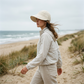 ☀️ LIMITED-TIME 50% OFF! ✨ Women's UPF 50+ Elegant Foldable Sun Hat – Wide-Brim Cotton Bucket Hat with Neck Flap & Adjustable Strap – Packable, Breathable & Beach-Ready 🌞🇬🇧