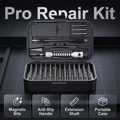 🔧 Final 3 hours Sale 🔩 130-in-1 Magnetic Precision Screwdriver Set with Portable Storage Case