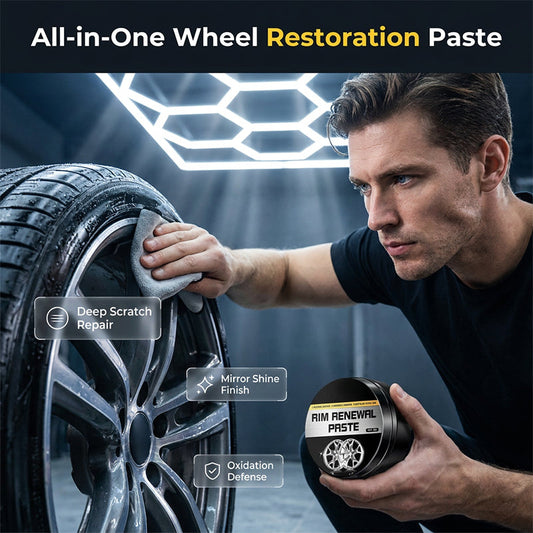 🏆 Last Day Special Price £8.99 ! 🔥Buy 2 Get 1 Free🎁All-in-One Wheel Care & Restoration Paste