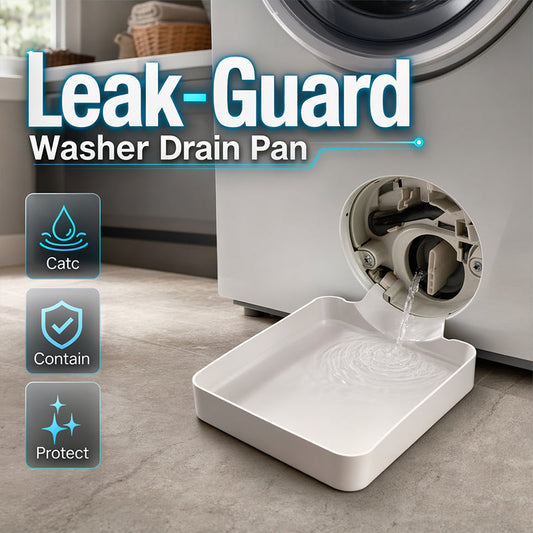 🏆 Last Day Special Price £9.77! 🔥Buy more save more🎁Universal Front-Load Washing Machine Drain Pan