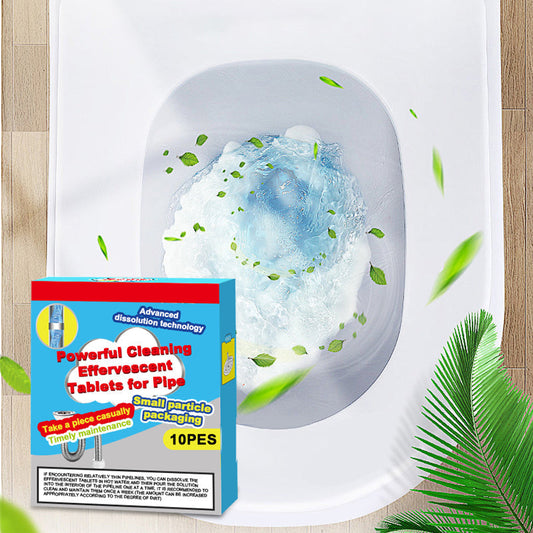 🏆 Last Day Special Price £9.77 ! 🔥Buy 2 Get 1 Free🎁Powerful Cleaning Effervescent Tablets for Pipe