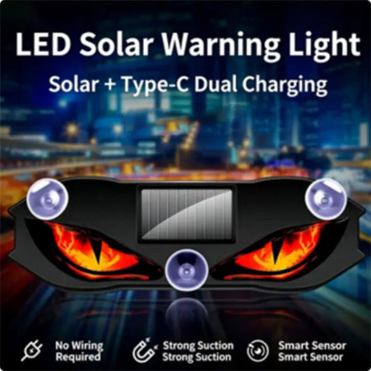 🚗 Last Day Special Price £9.77 ! 🔥Buy more save more🔆 Solar-Powered LED Car Warning Light – 50% OFF! Solar-powered, weatherproof, automatic activation at dark – for more safety on the roadside. 🛡️