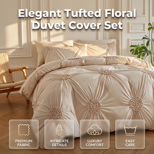 🎉 2026 Sale — Over 35,000 Sold! 💐 Elegant Pinch Pleat Duvet Cover Set– Soft, Stylish & Designed For A Cosy Bedroom Retreat 🛏️