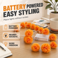 🎃 Last Day Special Price £9.99!🌼 Artificial Marigold Flower Led String Light – Perfect For Day Of The Dead & Halloween, 20 Leds, 8 Modes, Waterproof. Create A Festive Altar Or Spooky Porch! 🕯️🧡
