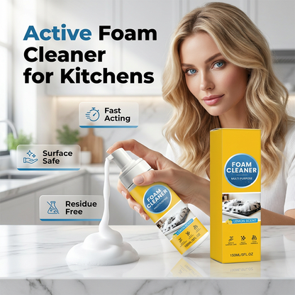 🏆 Last Day Special Price £9.99 ! 🔥Buy 2 Get 1 Free🎁Multi-Purpose Foam Cleaner for Kitchen & Home