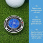 🏆 Last Day Special Price £8.99 ! ⛳Buy 1 Get 1 Free🎁Precision Golf Green Reading Level Bubble Ball Marker, Dual-Scale Slope Indicator for Accurate Putting Break Reading