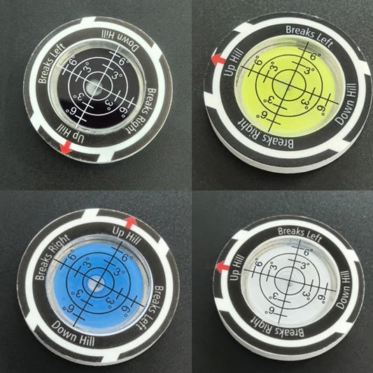 🏆 Last Day Special Price £8.99 ! ⛳Buy 1 Get 1 Free🎁Precision Golf Green Reading Level Bubble Ball Marker, Dual-Scale Slope Indicator for Accurate Putting Break Reading