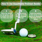 🏆 Last Day Special Price £8.99 ! ⛳Buy 1 Get 1 Free🎁Precision Golf Green Reading Level Bubble Ball Marker, Dual-Scale Slope Indicator for Accurate Putting Break Reading