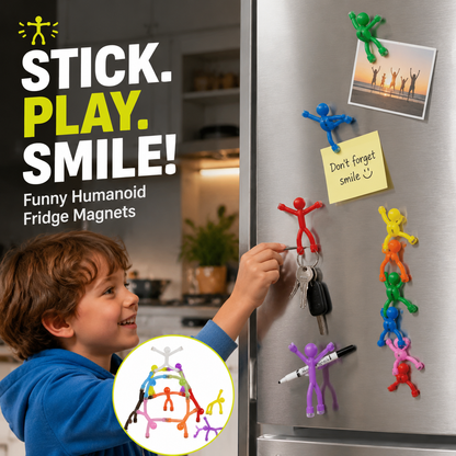 🧲 Last Day Special Price £8.99 ! 🧸 Posable magnetic figures – hold notes, relieve stress, brighten any space!