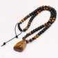 🏆 Last Day Special Price £9.99 ! ✨Men’s Natural Tiger Eye Beaded Pendant Necklace, Premium Healing Energy Stone Jewelry, Stylish Daily Wear & Ideal Holiday Gift for Him