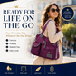 👜 LIMITED-TIME 50% OFF! 💐 Large Capacity Waterproof Tote Bag for Women
