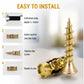 🛠️ Last Day Special Price £9.99 ! 🔥Buy more save more🎁Self Drilling Drywall Anchors with Screws Kit🪨 Easy Install Wall Fixing Accessories🔩