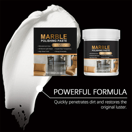 🏆 Last Day Special Price £9.78 ! 🔥Buy 2 Get 1 Free🎁Marble Polishing Paste Restores dull marble surface, removes scratches, stains and water marks, creates glossy finish, easy to apply✨