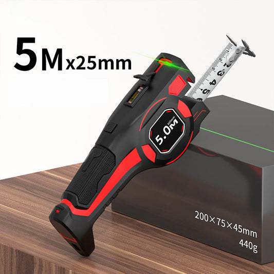 📏 LIMITED-TIME 50% OFF! ⚡2-in-1 Tape Measure with Laser Guide